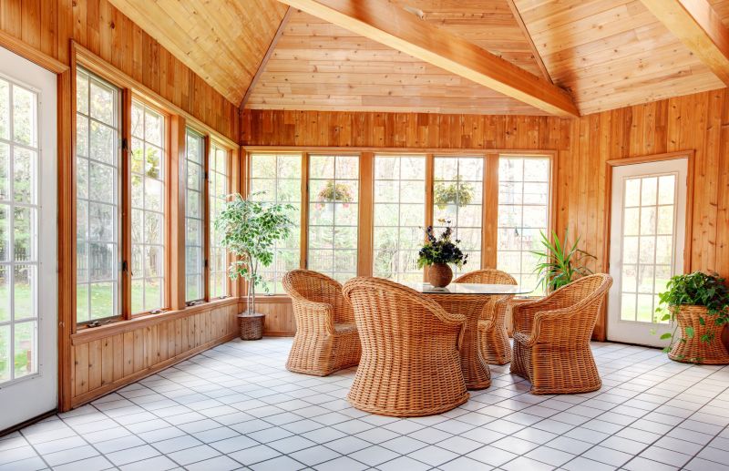 Interior of a Sunroom